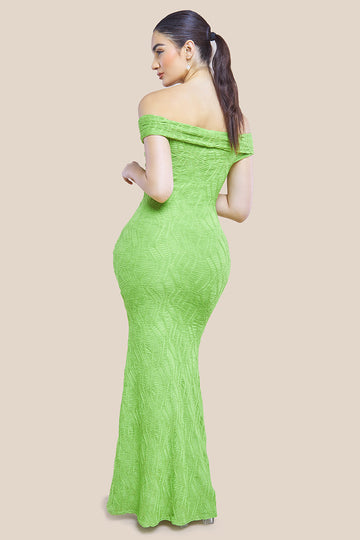 Front Knot Twist Maxi Dress Goddiva